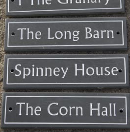 Small Slate Home Signs