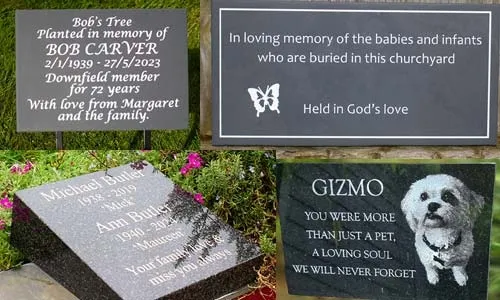 Slate, Limetone & Granite Memorials