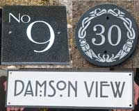 Slate and Stone Signs