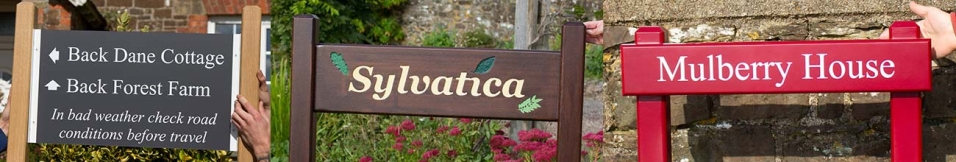 Signs on Posts for Entrance Signs