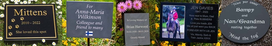 Slate and Granite Memorials, Plaques & Tablets