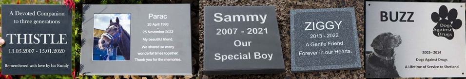 Pets Memorials and Plaques