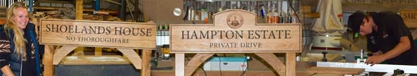 Hampton Estate Signs