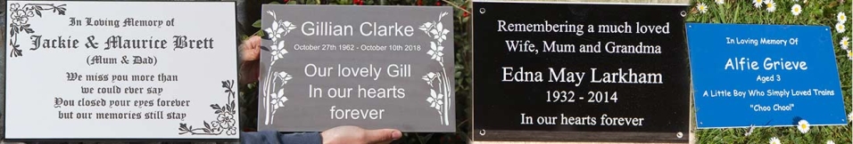 Idea of what to write on a memorial plaque.