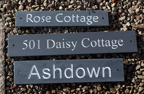Slate House Signs - Standard - Best Prices Standard size slate house signs