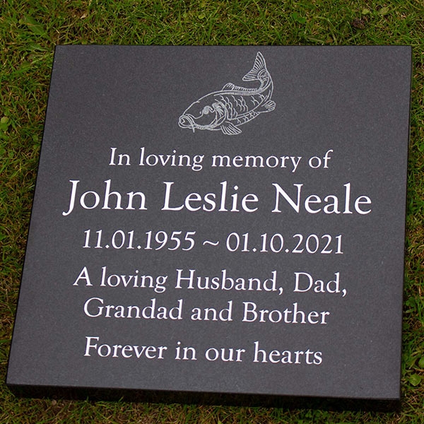 Welsh Slate Memorial Tablet