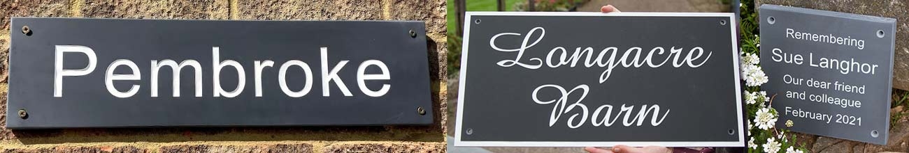 Business Sign, House Signs, Plaques and memotials.