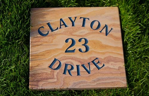 Unique Rainbow Sandstone House Signs Rainbow Sandstone House Sign