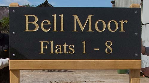 Posts for Granite and Slate Signs Granite Sign on Posts