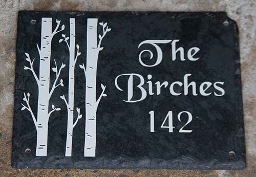 Rustic Slate House Signs Rustic Slate Sign