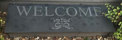 Personalised Slate Doorsteps Slate Doorstep
