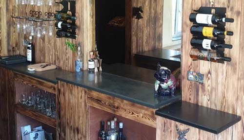 Private Home Bars and Garden Pubs Slate Bar Top