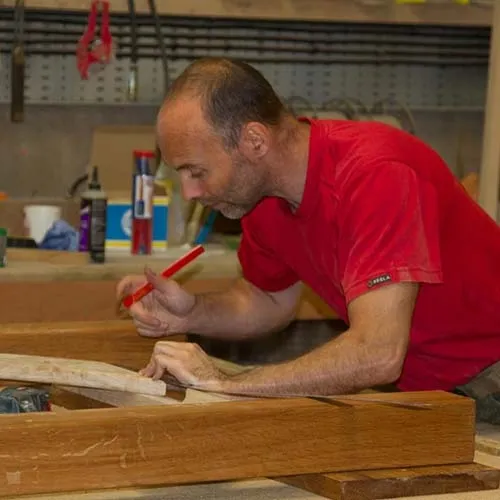 Carpenter at work