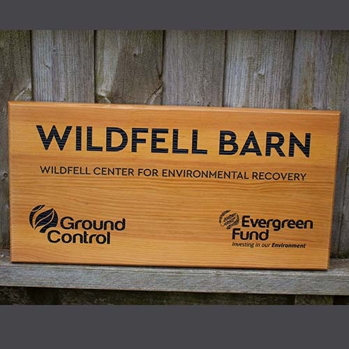 Durable Wooden Sign