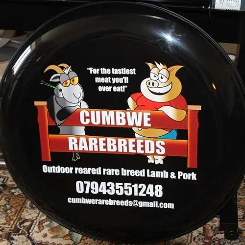 Personalised Rear Wheel Cover