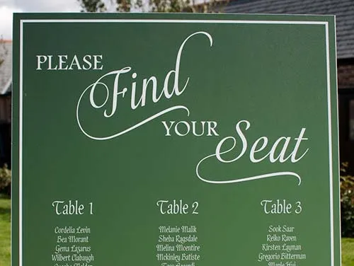 The table seating plan is a crucial element of any event. Table Seating Plan