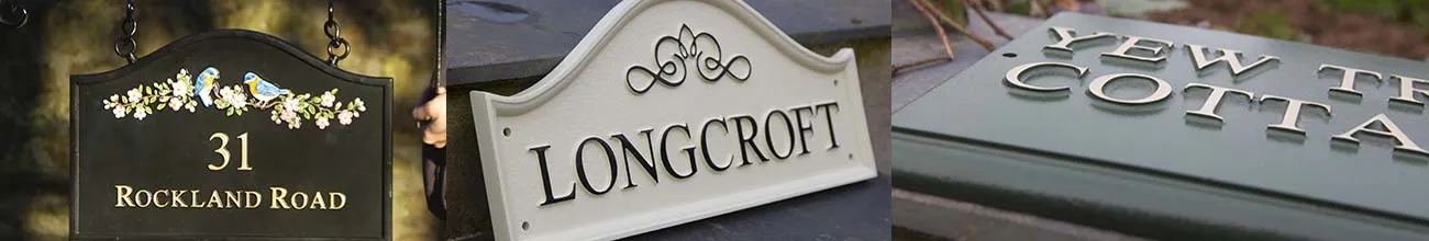 Durable Polyurethane Cast House Signs