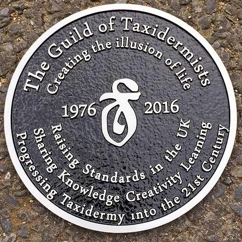 Round Aluminium Plaque