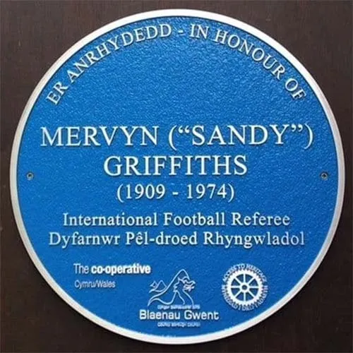 Blue Commemorative Plaque