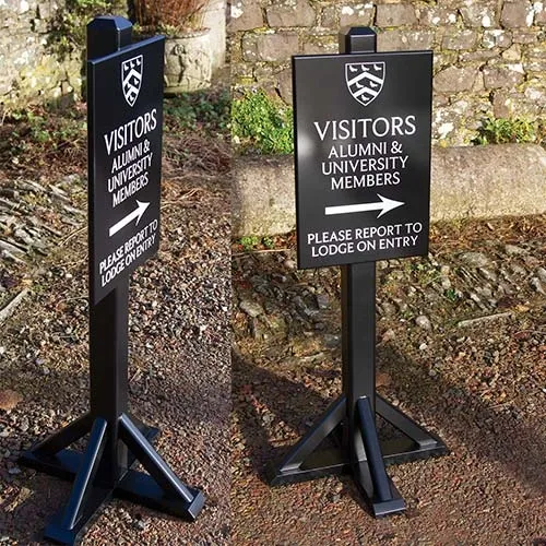 We can make these in any of our paint colours. Black Free Standing Signs