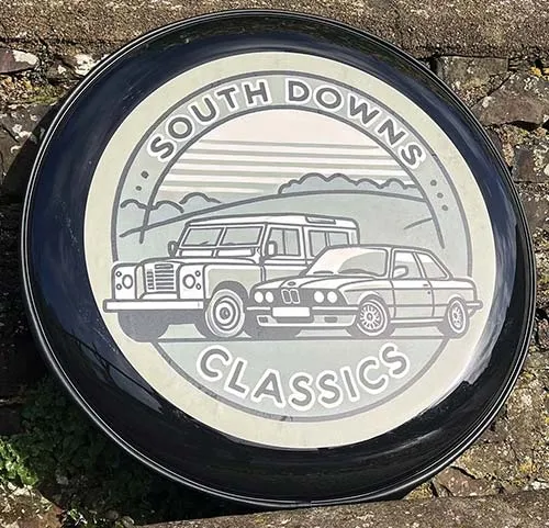 Great advertising with a wheel cover on you vehicle. Printed Design Business Wheel Cover