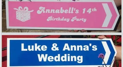 Make every event stress-free with clear, attractive signage. Aluminium Composite Arrows