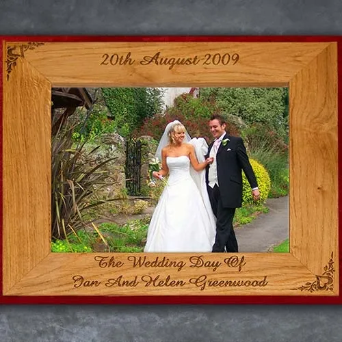 All handmade to your requirements Wedding photo frame gift