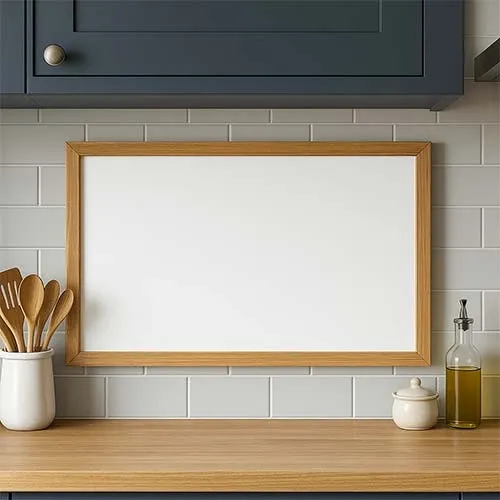 These can be made just the way you want. Oak Framed Whiteboard