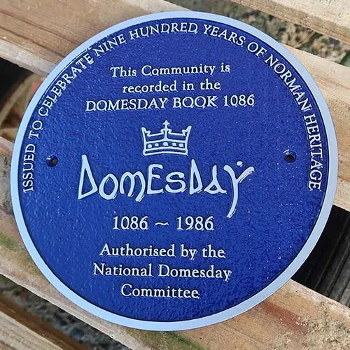 Logos can be included Blue Commemorative Plaque