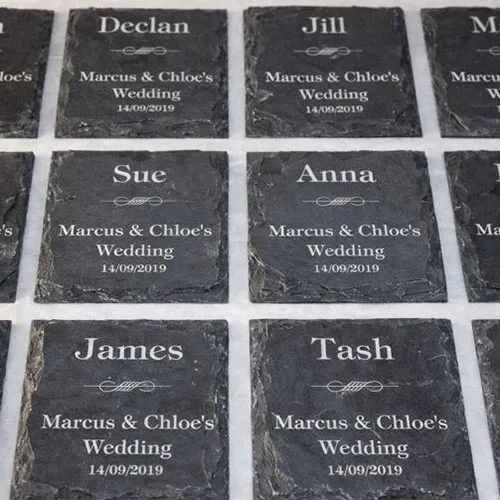 Slate Coasters Slate Place Cards