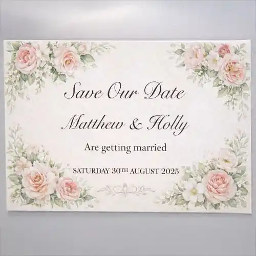 Custom save the date magnets Save Our Date Magnet
