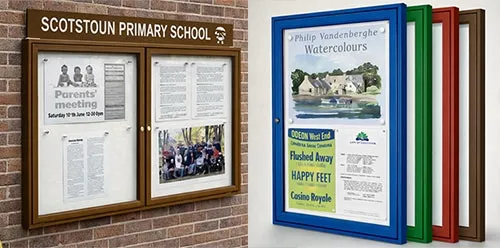 These are our best selling range of outdoor notice boards 30mm Outdoor Notice Board