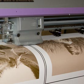 Printing the canvas