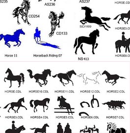 Selection of horse images