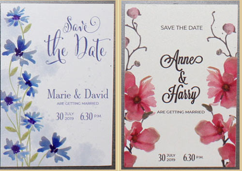 Full Colour Save the Date Fridge Magnets