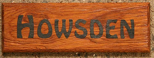 Driftwood House Sign