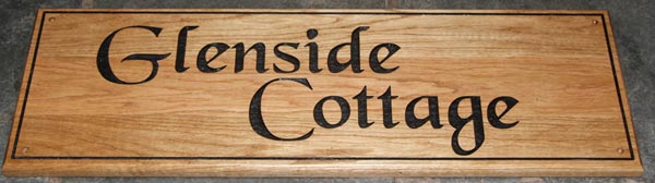 Large Wooden House Sign