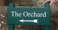Painted tricoya signs - a good value option